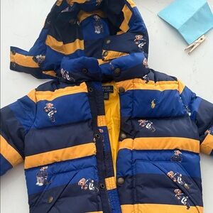 Polo by Ralph Lauren Striped Blue and Yellow Jacket